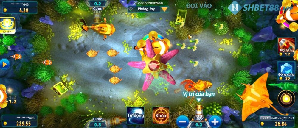 Giao diện chính của game rất đẹp mắt - sinh động