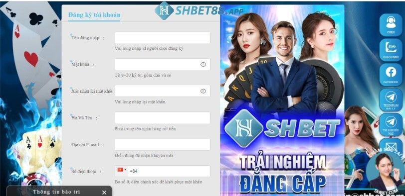 Hướng dẫn đăng ký tài khoản Shbet