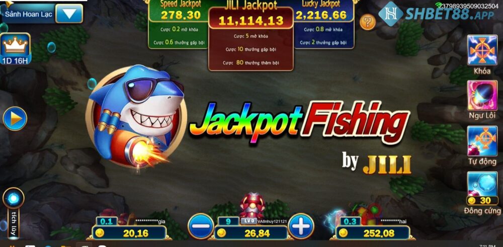 Jackpot đánh cá có những loại Boss nào?