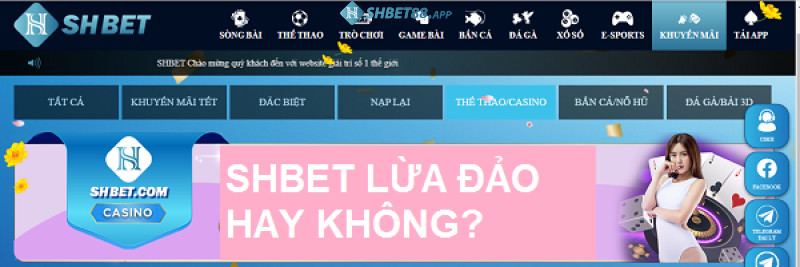 Người chơi nên làm gì trước thông tin Shbet lừa đảo?